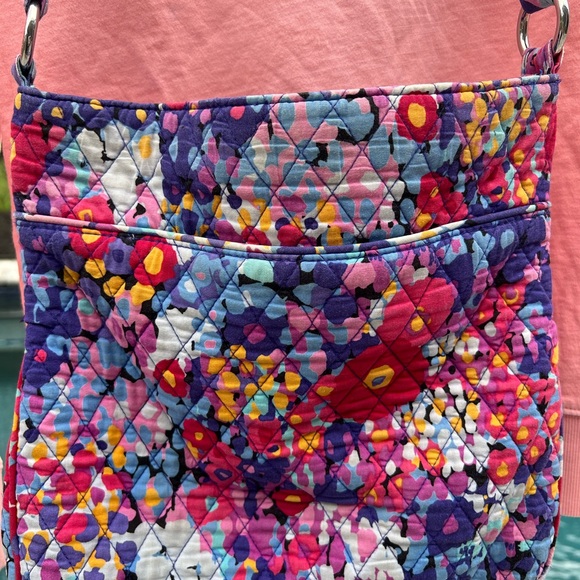 EUC-Vera Bradley Impressionista Double Front Zipper Crossbody Bag - Picture 4 of 11